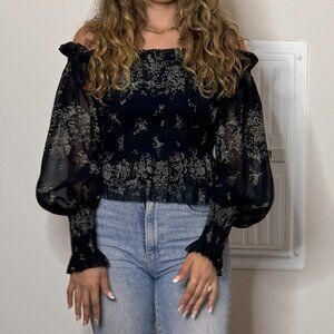 All Saints Off the Shoulder Top